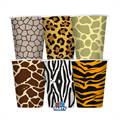 BICCHIERI IN CARTONCINO ANIMALIER 250ML 6PZ (76555)