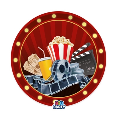 PIATTI IN CARTONCINO CINEMA 22CM 6PZ (76565)