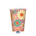 BICCHIERI IN CARTONCINO GROOVY PARTY 250ML 6PZ (76575)