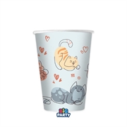 BICCHIERI IN CARTONCINO GATTI 250ML 6PZ (76581)