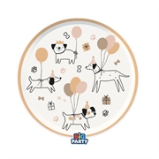 PIATTI IN CARTONCINO CANI 18CM 6PZ (76582)