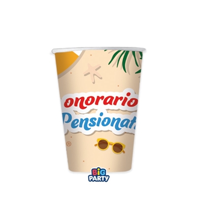 BICCHIERI IN CARTONCINO FINALEMNTE IN PENSIONE  250ML 6PZ (76590)