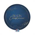 PIATTI IN CARTONCINO BUON COMPLEANNO NAVY 18CM 6PZ (76603)