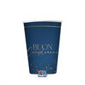 BICCHIERI IN CARTONCINO BUON COMPLEANNO NAVY 250ML 6PZ (76604)