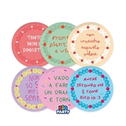 PIATTI IN CARTONCINO CAKE PARTY 18CM 6PZ (76622)
