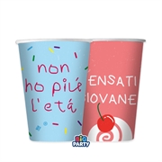 BICCHIERI IN CARTONCINO CAKE PARTY  250ML 6PZ (76623)