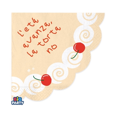 TOVAGLIOLI CAKE PARTY 33X33CM 16PZ (76624)
