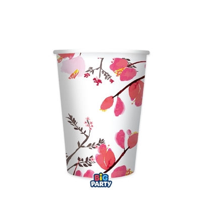 BICCHIERI IN CARTONCINO SAKURA 250ML 6PZ (76635)