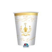 BICCHIERI IN CARTONCINO CRESIMA  250ML 6PZ (76745)