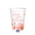 BICCHIERI IN CARTONCINO LOVE YOU MOM 250ML 6PZ (76770)