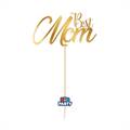 MINI CAKE TOPPER SAGOMATO BEST MOM (76781)