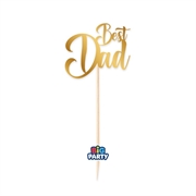 MINI CAKE TOPPER SAGOMATO BEST DAD (76783)