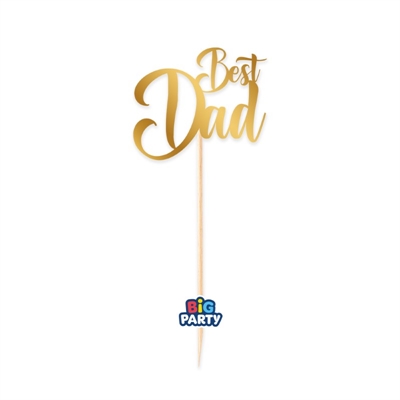 MINI CAKE TOPPER SAGOMATO BEST DAD (76783)