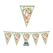 FESTONE BANDIERINE IN CARTA ANIMALI DEL BOSCO 300X30CM (76795)
