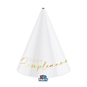 CAPPELLINI CONO BUON COMPLEANNO GOLD 6PZ (76808)