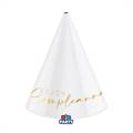 CAPPELLINI CONO BUON COMPLEANNO GOLD 6PZ (76808)