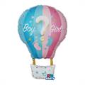 PALLONCINO IN MYLAR MONGOLFIERA GENDER REVEAL 52X80CM (76940)