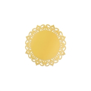 SOTTOBICCHIERI ROYAL ORO METAL 9CM 8PZ (74756)