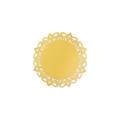 SOTTOBICCHIERI ROYAL ORO METAL 9CM 8PZ (74756)