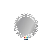 SOTTOBICCHIERI ROYAL SILVER METAL 9CM 8PZ (74757)