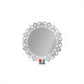 SOTTOBICCHIERI ROYAL SILVER METAL 9CM 8PZ (74757)