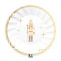 PIATTI IN CARTONCINO GOLD SCHIACCIANOCI 25CM 6PZ (76332)