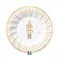 PIATTI IN CARTONCINO GOLD SCHIACCIANOCI 24CM 6PZ (76333)
