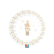 PIATTI IN CARTONCINO GOLD SCHIACCIANOCI 20CM 6PZ (76334)