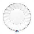 PIATTI IN CARTONCINO CLASSIC SILVER METAL 25CM 6PZ (77015)