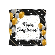 PIATTI BUON COMPLEANNO PRESTIGE 24X24CM 8PZ (61692)