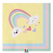 TOVAGLIOLI RAINBOW 33X33CM 16PZ (74878)