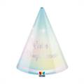 CAPPELLINI CONO BUON COMPLEANNO SOFT RAINBOW 6PZ (75177)