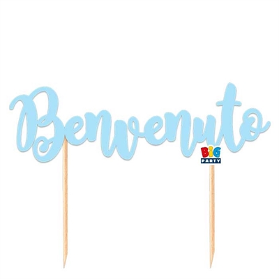 CAKE TOPPER SAGOMATO BENVENUTO (75272)