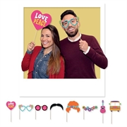 MAXI PHOTO BOOTH HIPPIE 20CM 8PZ (81496)
