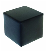 NOLEGGIO POUF QUADRATO NERO 38X38X38CM (25976-SER367)