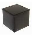 NOLEGGIO POUF QUADRATO NERO 38X38X38CM (25976-SER367)