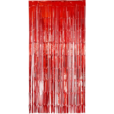 TENDA METALLICA IN FRANGE ROSSA 2X1MT (09211)