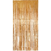 TENDA METALLICA IN FRANGE ROSEGOLD 2X1MT (09215)