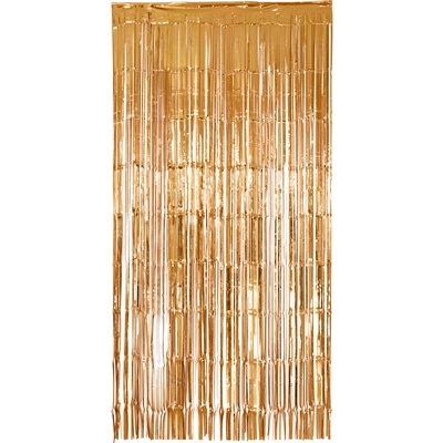 TENDA METALLICA IN FRANGE ROSEGOLD 2X1MT (09215)