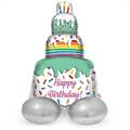 PALLONCINO IN MYLAR AIRLOONZ TORTA 72CM (18695)