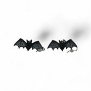 ORECCHINI PIPISTRELLO NERO (3083)