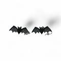ORECCHINI PIPISTRELLO NERO (3083)
