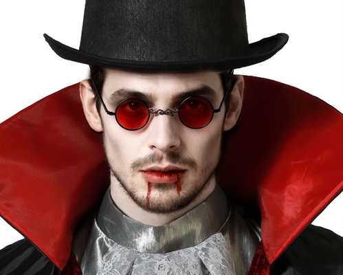 OCCHIALI ROSSI DA VAMPIRO (76032)