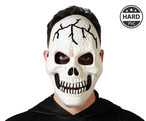 MASCHERA SCHELETRO BIANCA IN PLASTICA (79050)