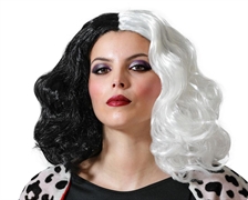 PARRUCCA CRUDELIA BIANCA E NERA (80235)
