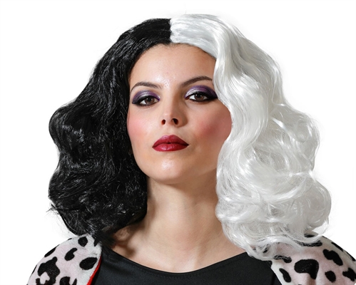 PARRUCCA CRUDELIA BIANCA E NERA (80235)