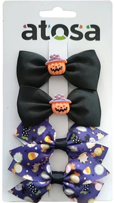 MOLLETTE PER CAPELLI HALLOWEEN ASS (82540)