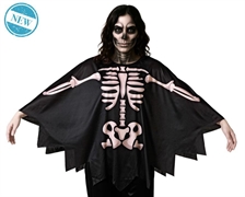 PONCHO SCHELETRO TAGLIA UNICA (84066)