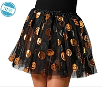 TUTU CON ZUCCHE DORATO 40CM (84076)