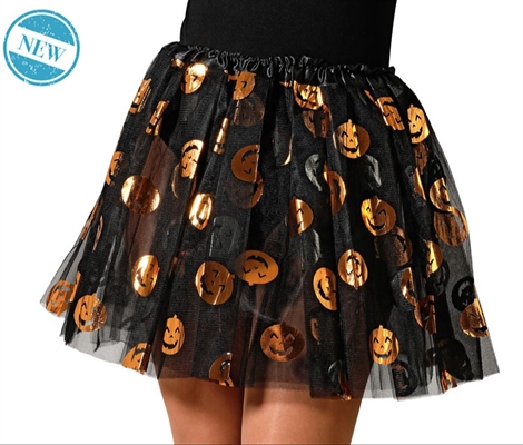 TUTU CON ZUCCHE DORATO 40CM (84076)